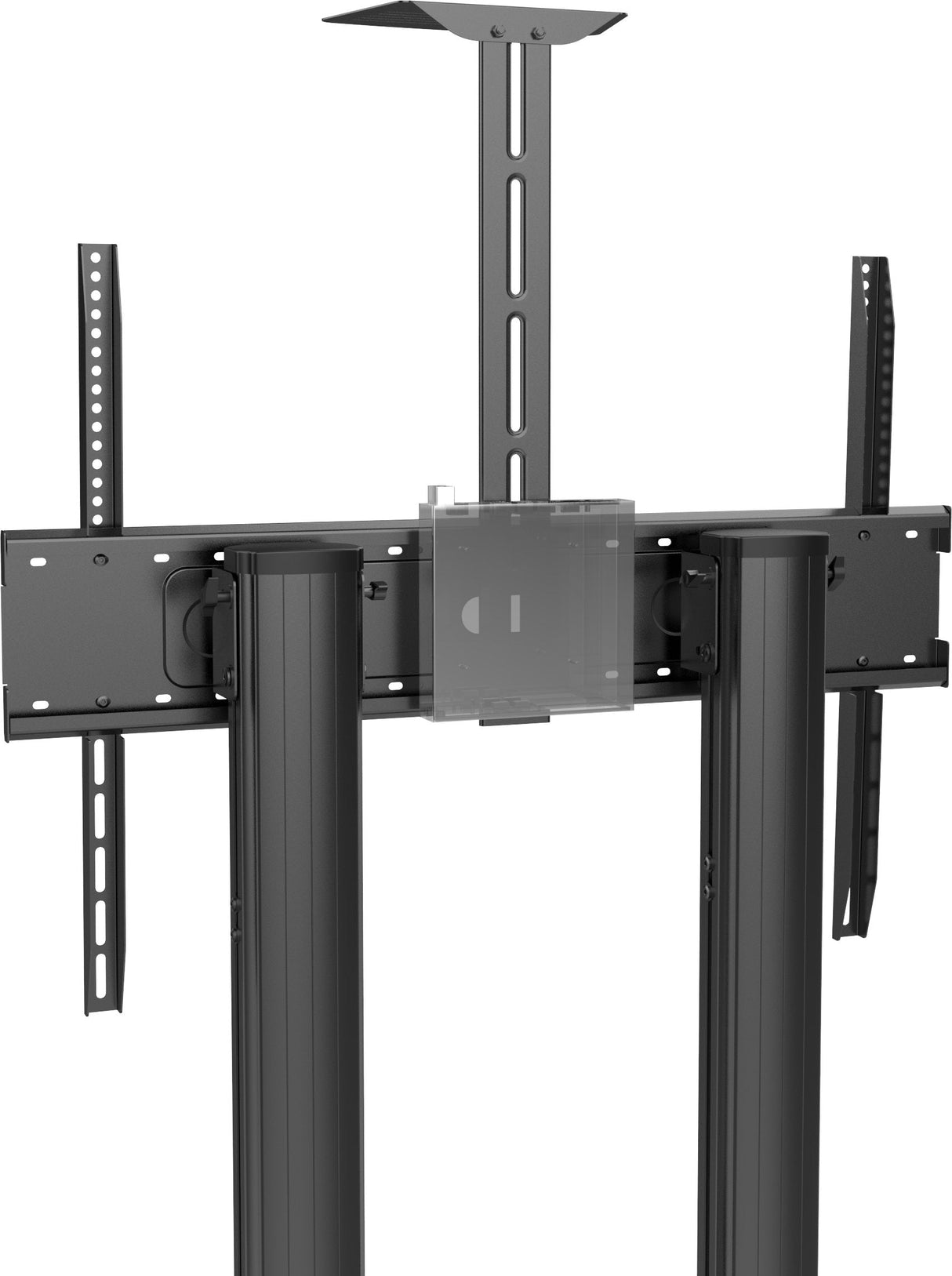 Vision X-Series Vfm-F27 Carrito Altura Ajustable Para Pantalla Lcd Acero Aluminio Negro Mate Tamaño De Pantalla: 55"-100"