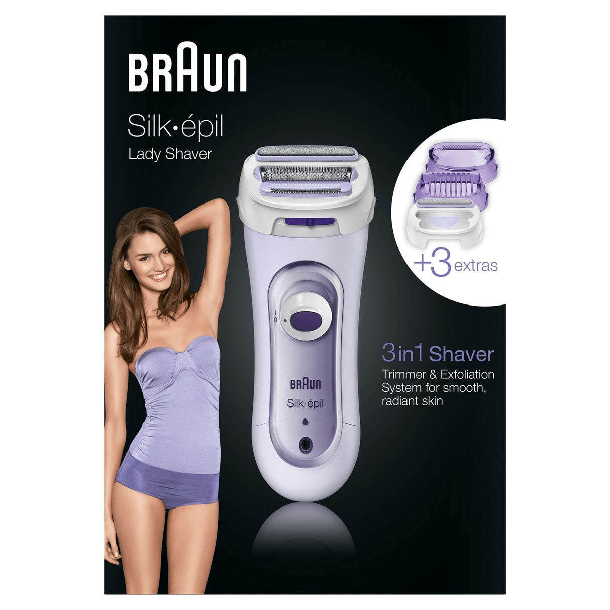 Afeitadora Braun Silk-Epil Ls 5560 Con Batería