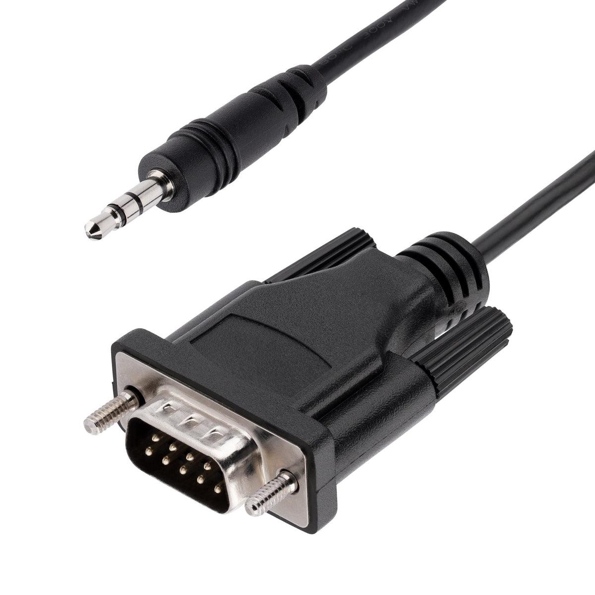 EAN 65030893565 - StarTech.com 9M351M-RS232-CABLE cambiador de género para cable DB-9 3.5mm Negro imagen 1