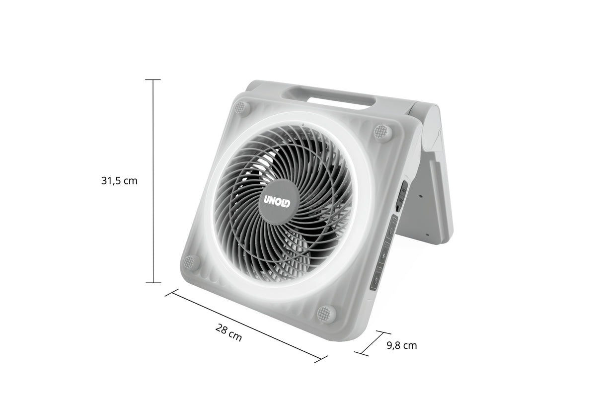 EAN 4011689865176 - Unold Solarventilator Camping 86517 Gris 20 cm Ventilador de mano imagen 3