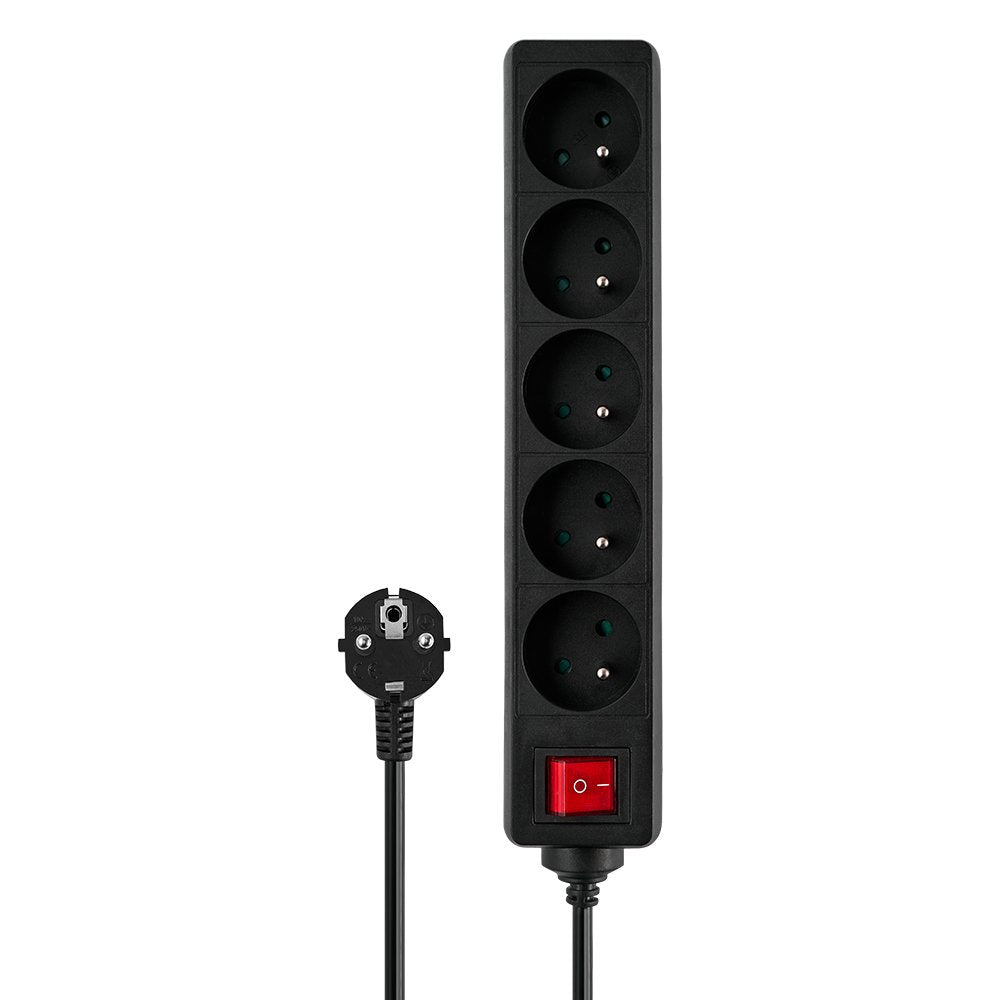 Regleta Savio Lz-02 Power Strip 5-Way 3m