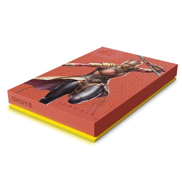 Disco Externo Hdd Seagate Firecuda Marvel 2000 Gb Rojo