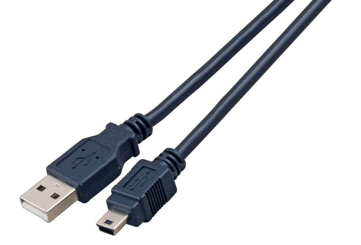 Efb Usb2.0 Anschlusscable Typ A Stecker Auf Stecker Mini B 5polig Classic Schwarz 1,5m