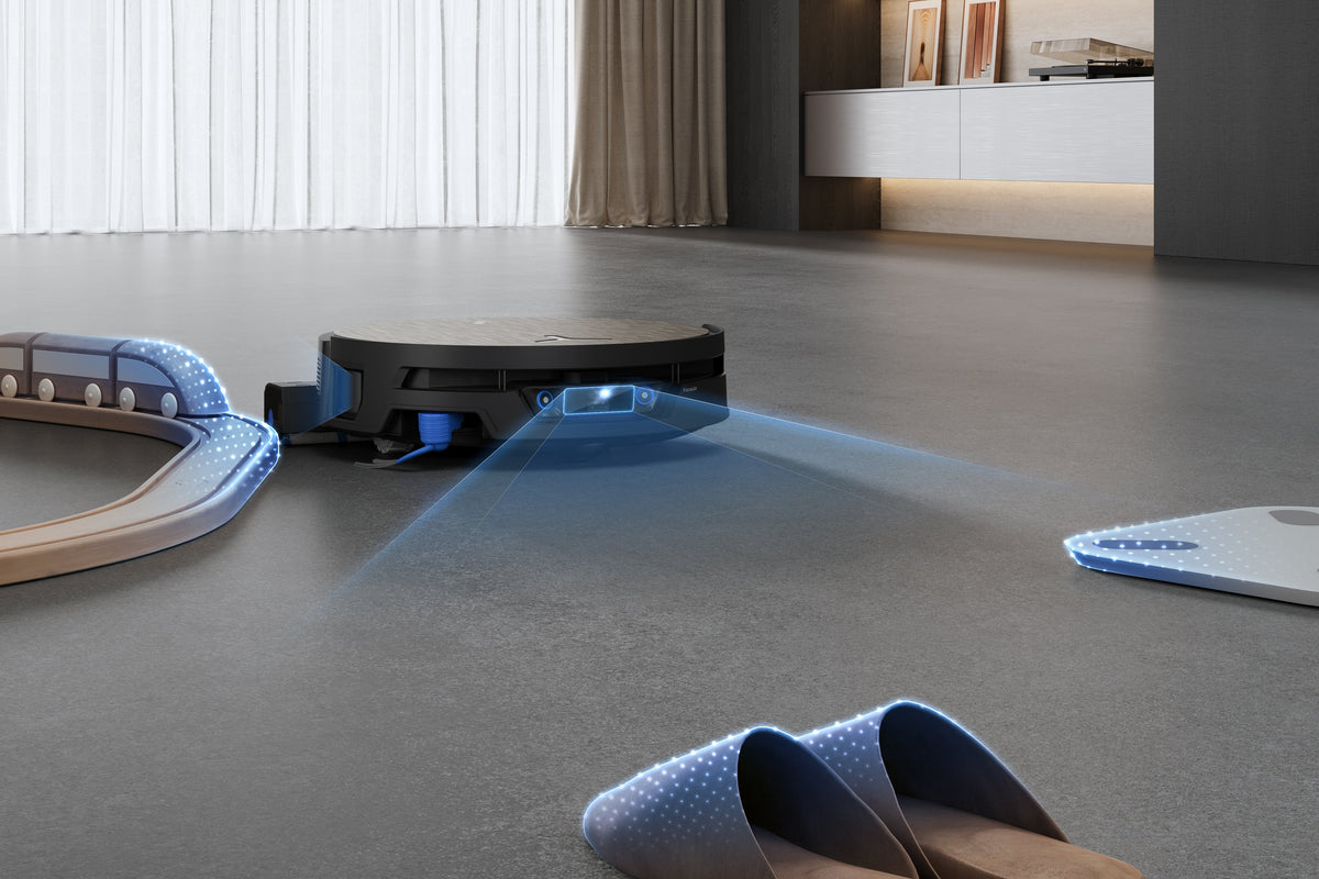 Ecovacs Deebot X12s Omnicyclone Vacuum Cleaner,Robot,Wet&Dry,27000pa,Truedge 3.0,Zerotangle 4.0,Ozmo Roller 3.0,Gold+Omnicyclone Auto-Empty