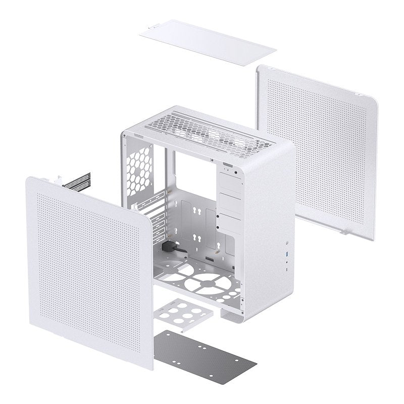 Jonsbo U4 Pro Mesh Midi-Tower - Blanco