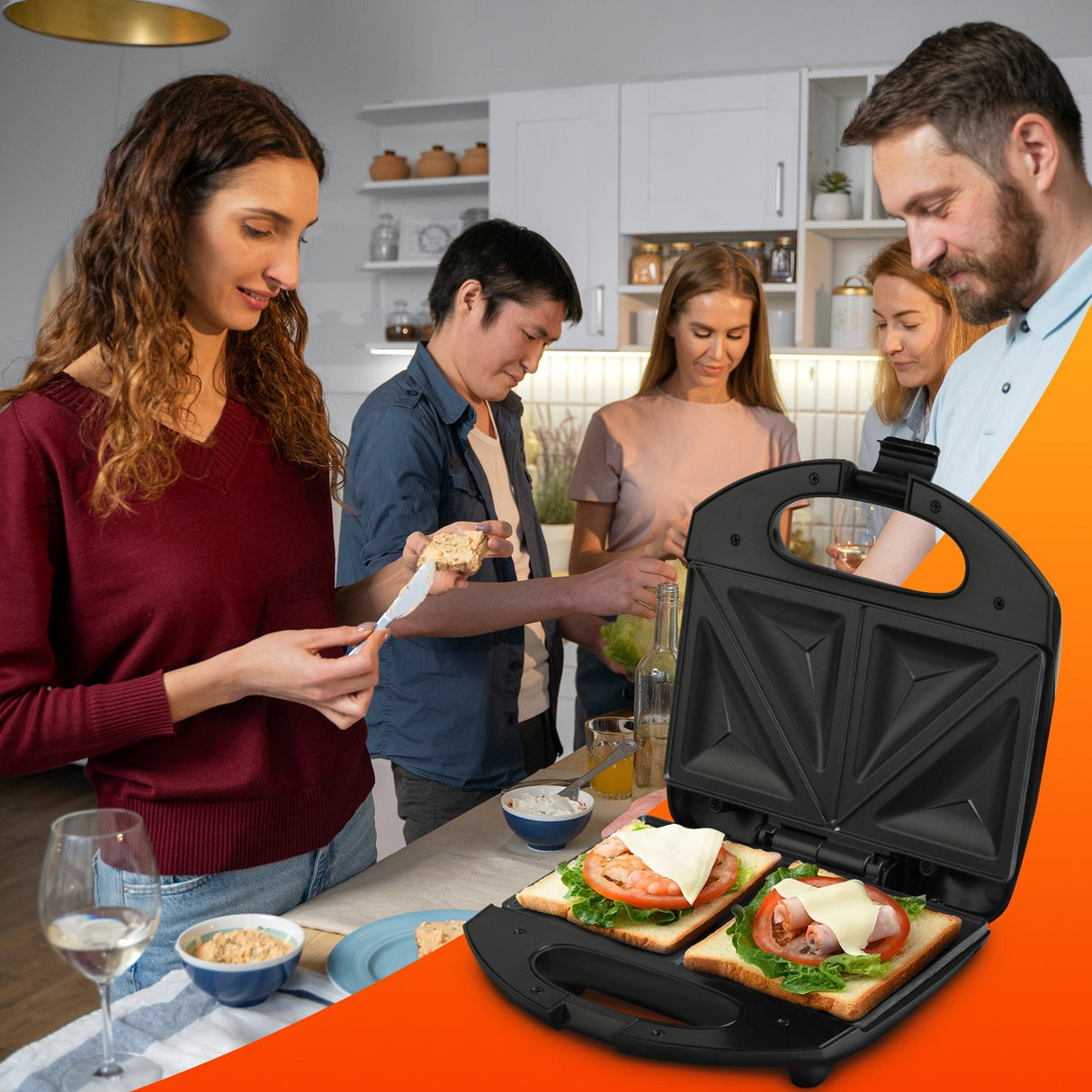 Extralink Smart Life Sandwich Maker Sj-22, 750w