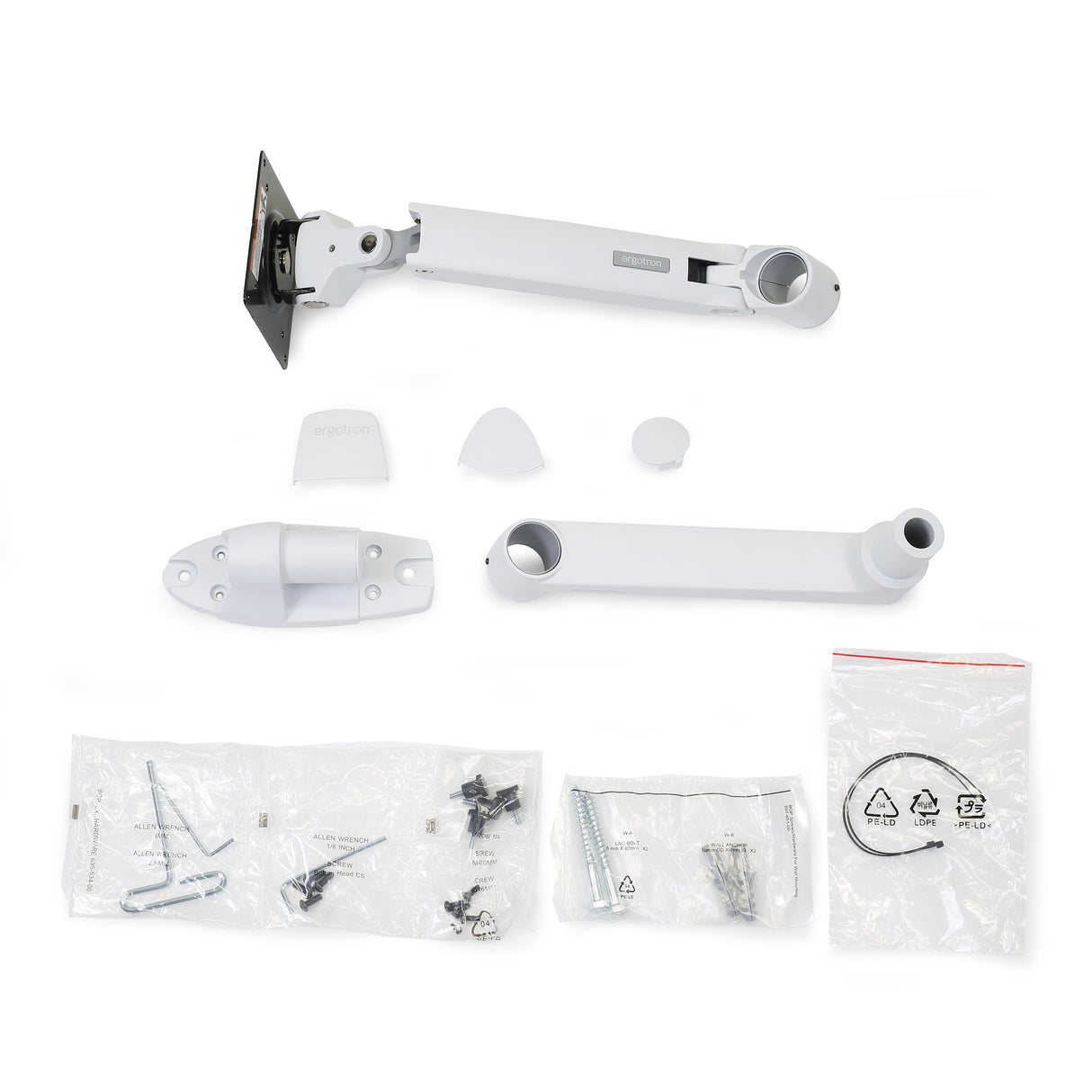 EAN 0698833053579 - Ergotron LX Series LX Wall Monitor Arm 86,4 cm (34") Pared Blanco imagen 6