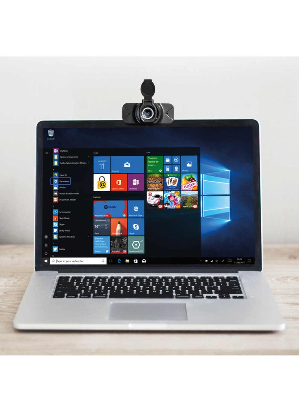 Cámara Port Designs 900078 Web 2 Mp 1920 X 1080 Pixeles Usb Negro