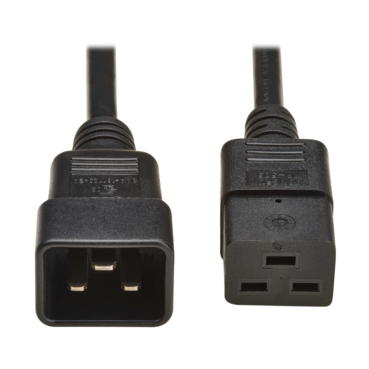 EAN 37332281036 - Eaton P036-03M-EU cable de transmisión Negro 3 m IEC C20 IEC C19 imagen 1