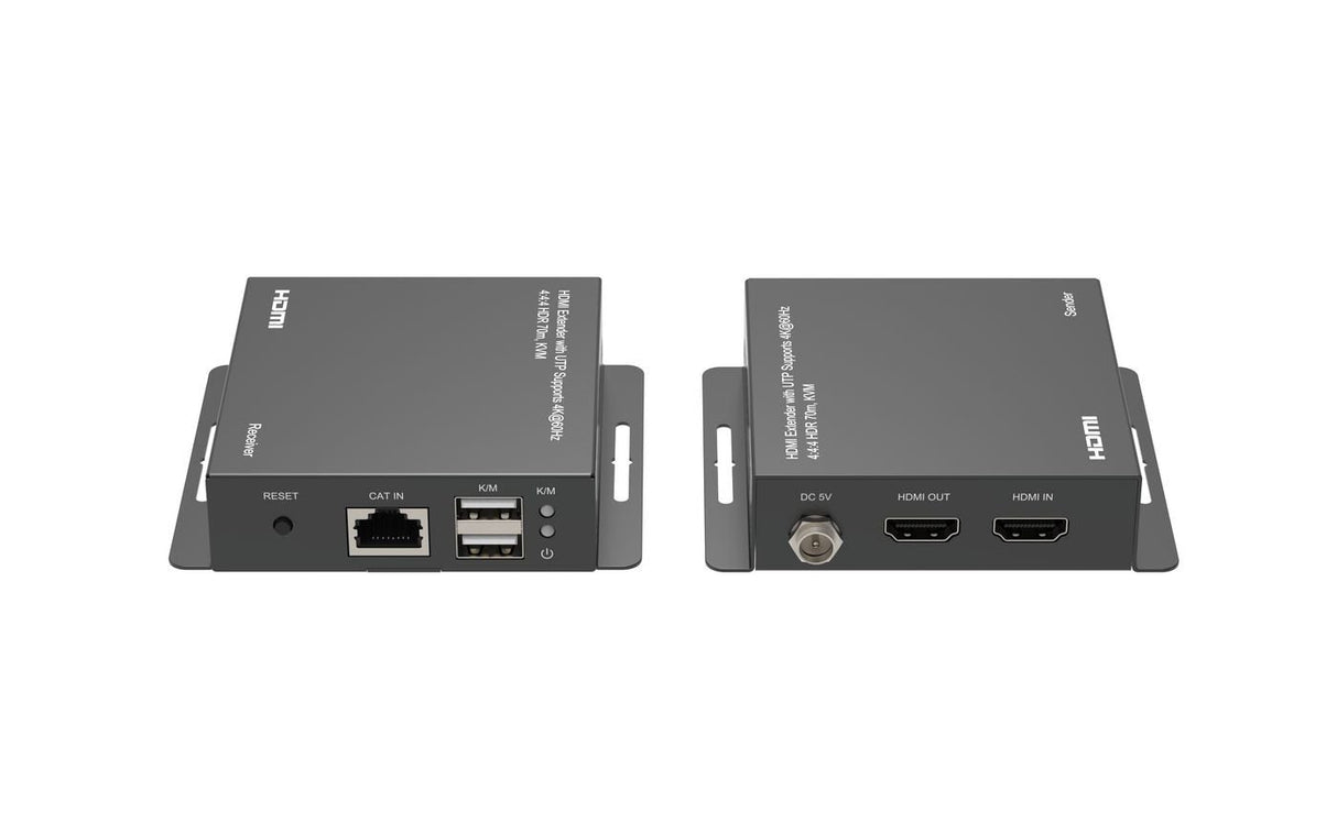 4k@60hz Hdmi Extender With Kvm Function Over Ethernet,