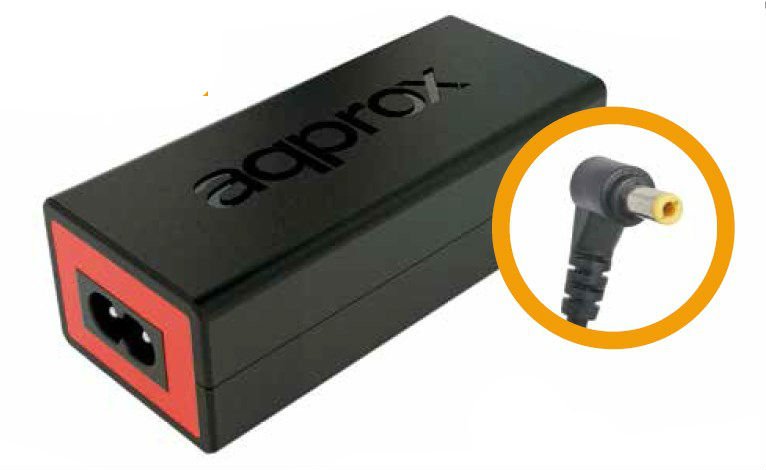 Approx Cargador Para Portatiles Acer Appa03 65w 19vdc/3.42a Clavija 5.5x1.7mm