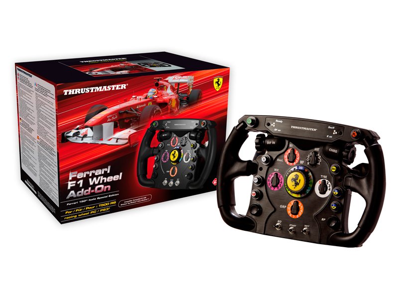 Addon Thrustm. Retail Del Volante De Ferrari F1 (Pst / Xbo / Pc)
