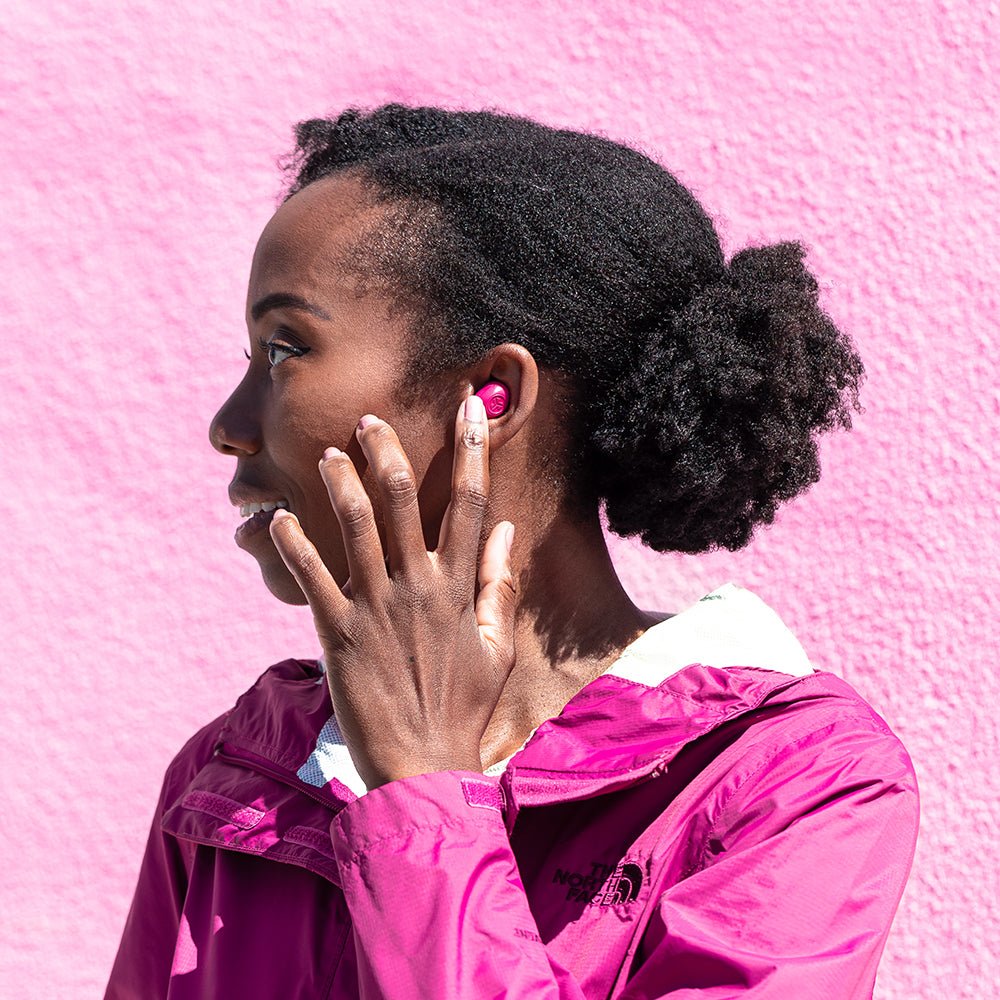 Mini Auriculares Jlab Jbuds Inalámbrico Bluetooth Rosa
