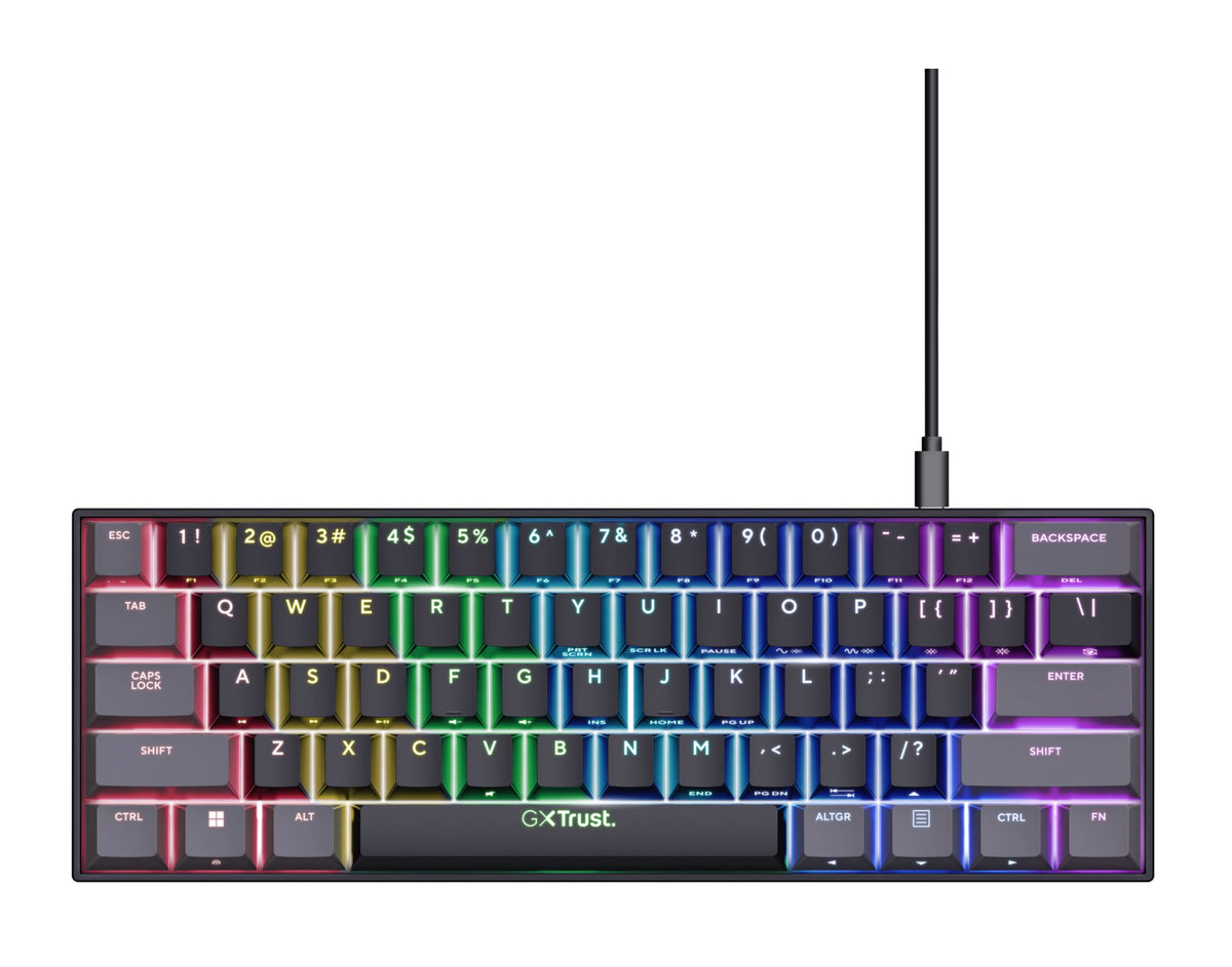 EAN 8713439248876 - Trust GXT 867 Acira teclado Juego USB Francés Negro, Gris imagen 3