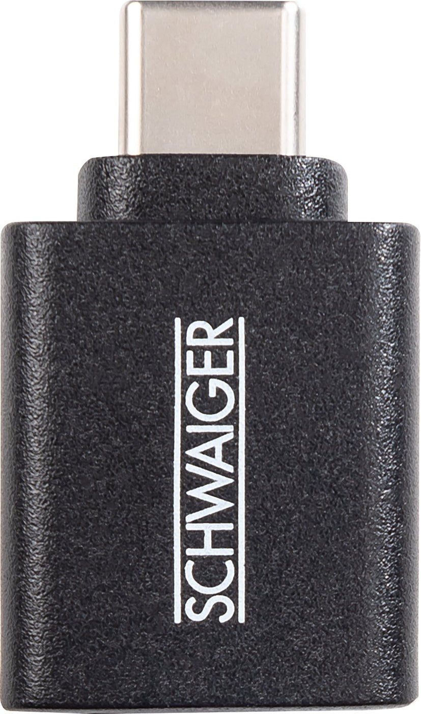 Schwaiger Usb-Adaptador Usb3.1c->Usb3.0a Negro