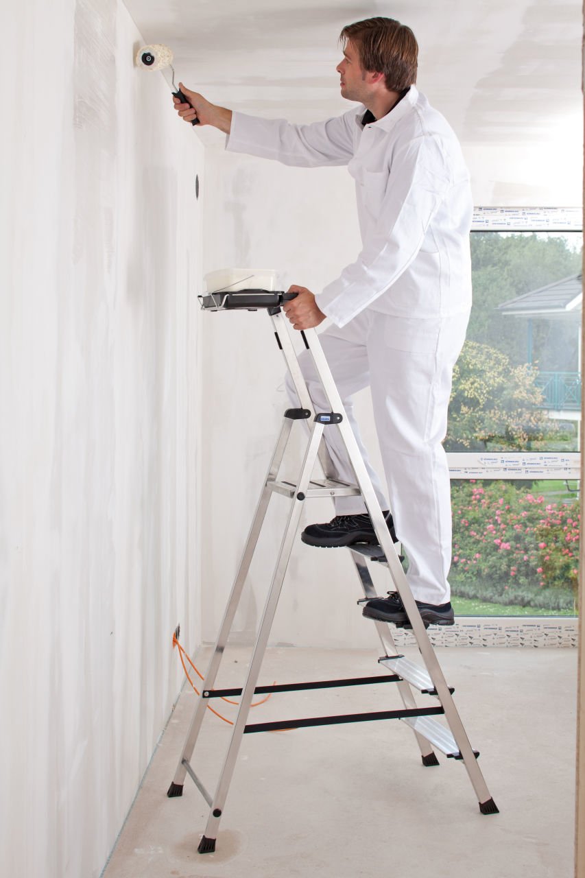 Krause Escalera De Tijera Bandeja L 5 Peldaños 126535