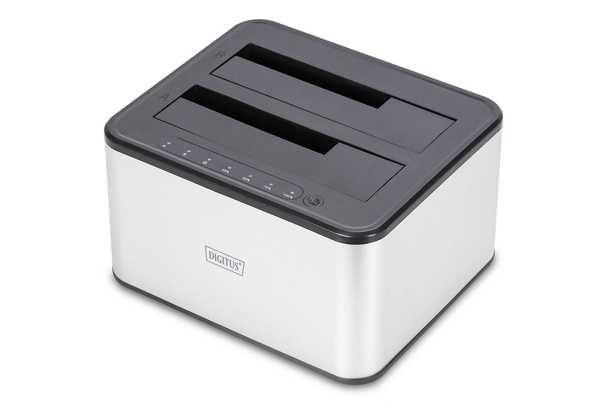 EAN 4016032498414 - Digitus DA-71540-2 base de conexión para disco duro USB 3.2 Gen 1 (3.1 Gen 1) Type-B Negro, Blanco imagen 1
