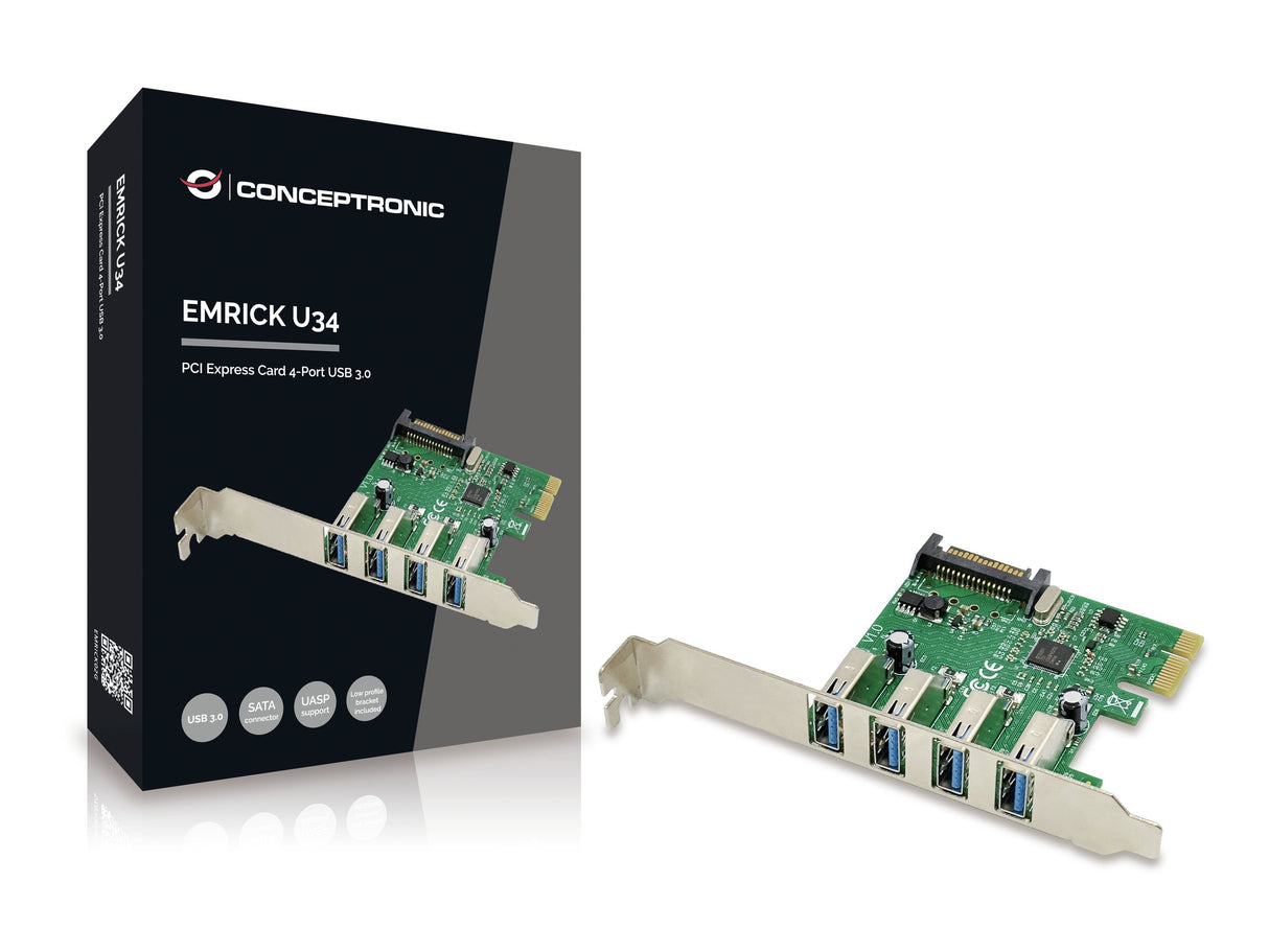 EAN 4015867221969 - Conceptronic EMRICK02G tarjeta y adaptador de interfaz Interno USB 3.2 Gen 1 (3.1 Gen 1) imagen 2