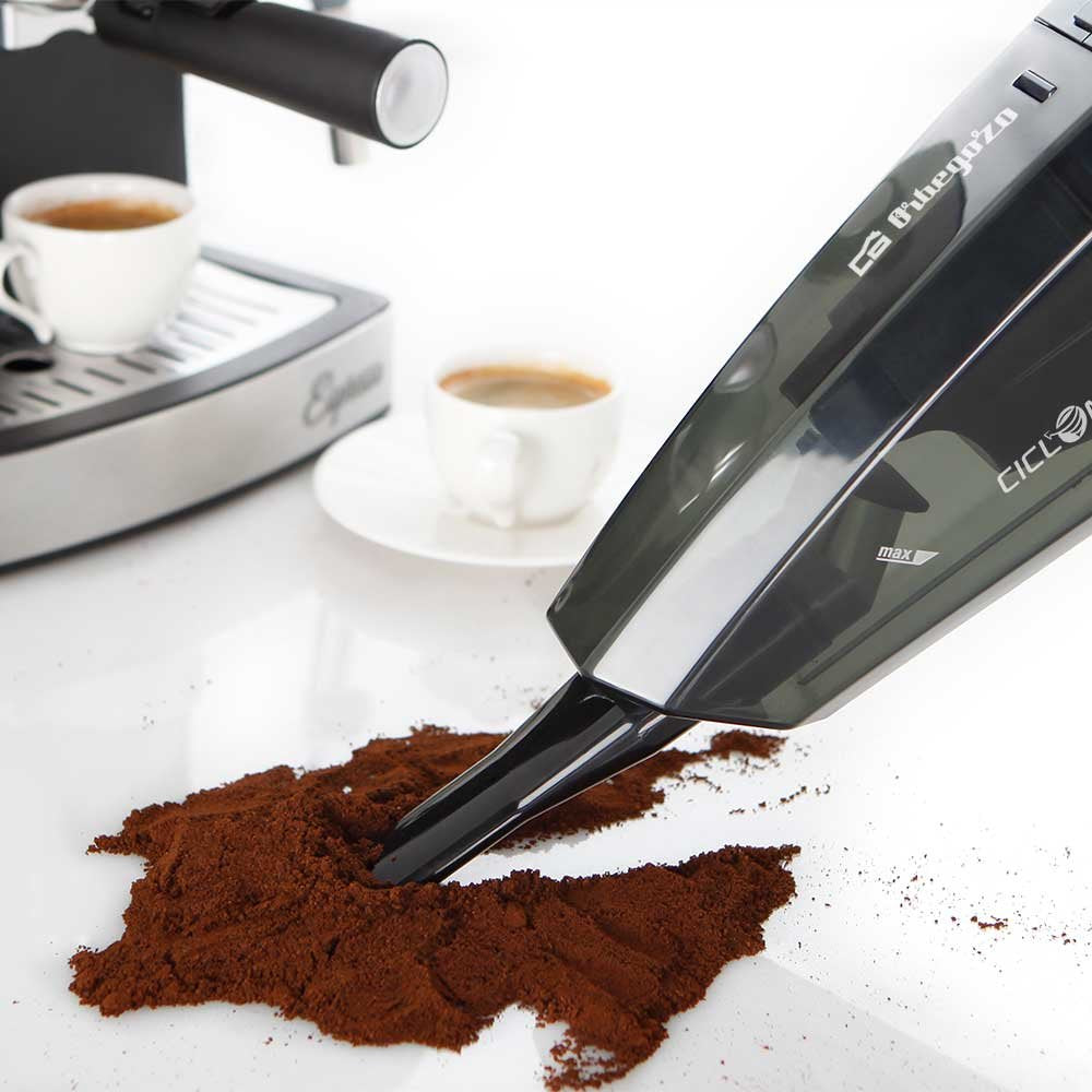 Aspirador De Mano Con Batería Orbegozo Ap 1500 7.4v 400ml Autonomía 20 Min