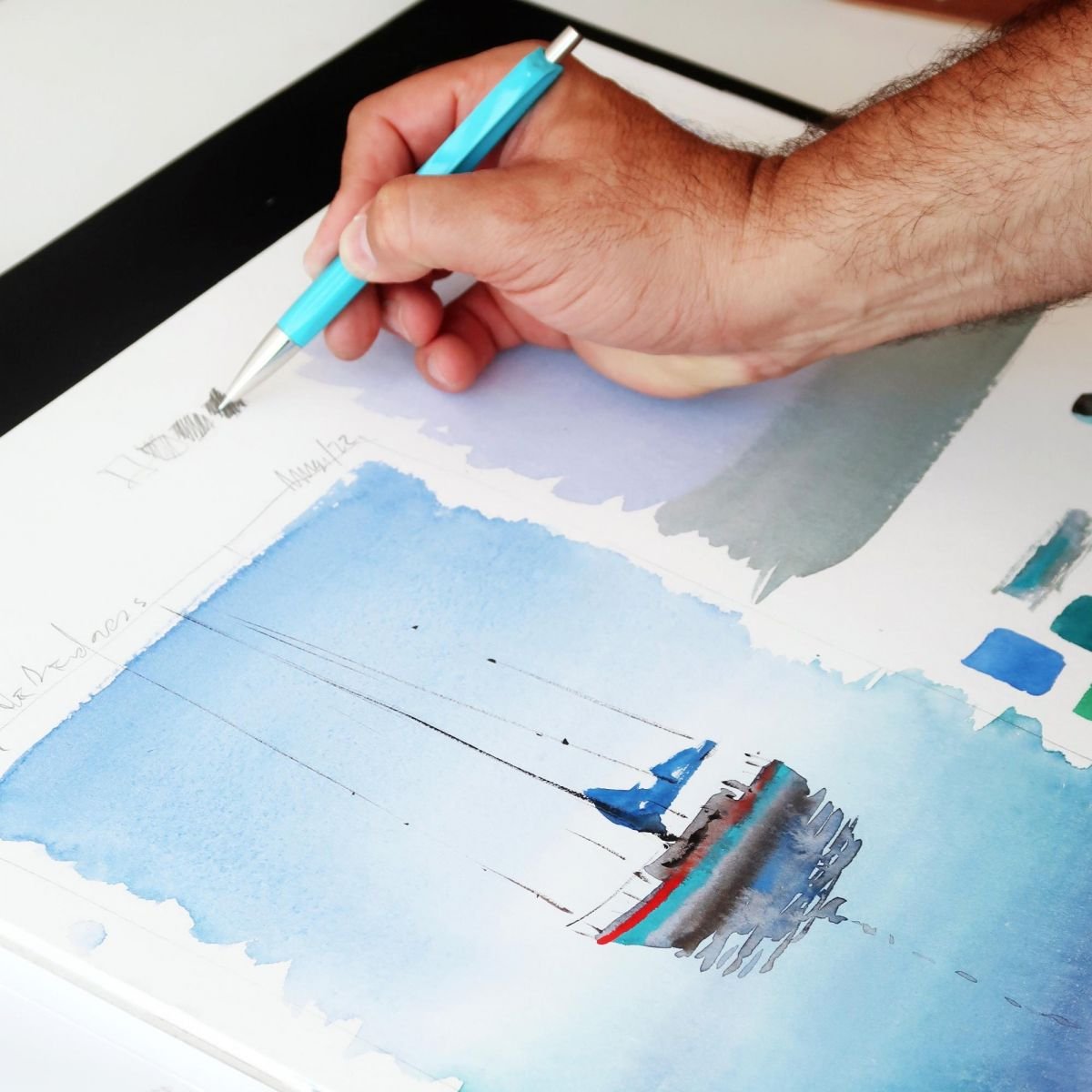Hahnemühle Britannia Watercolour Cold Pressed 24x32cm 300g 12 Sh.