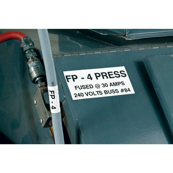 EAN 0662820966548 - Brady M21-375-595-WT etiqueta de impresora Blanco Etiqueta para impresora autoadhesiva imagen 5