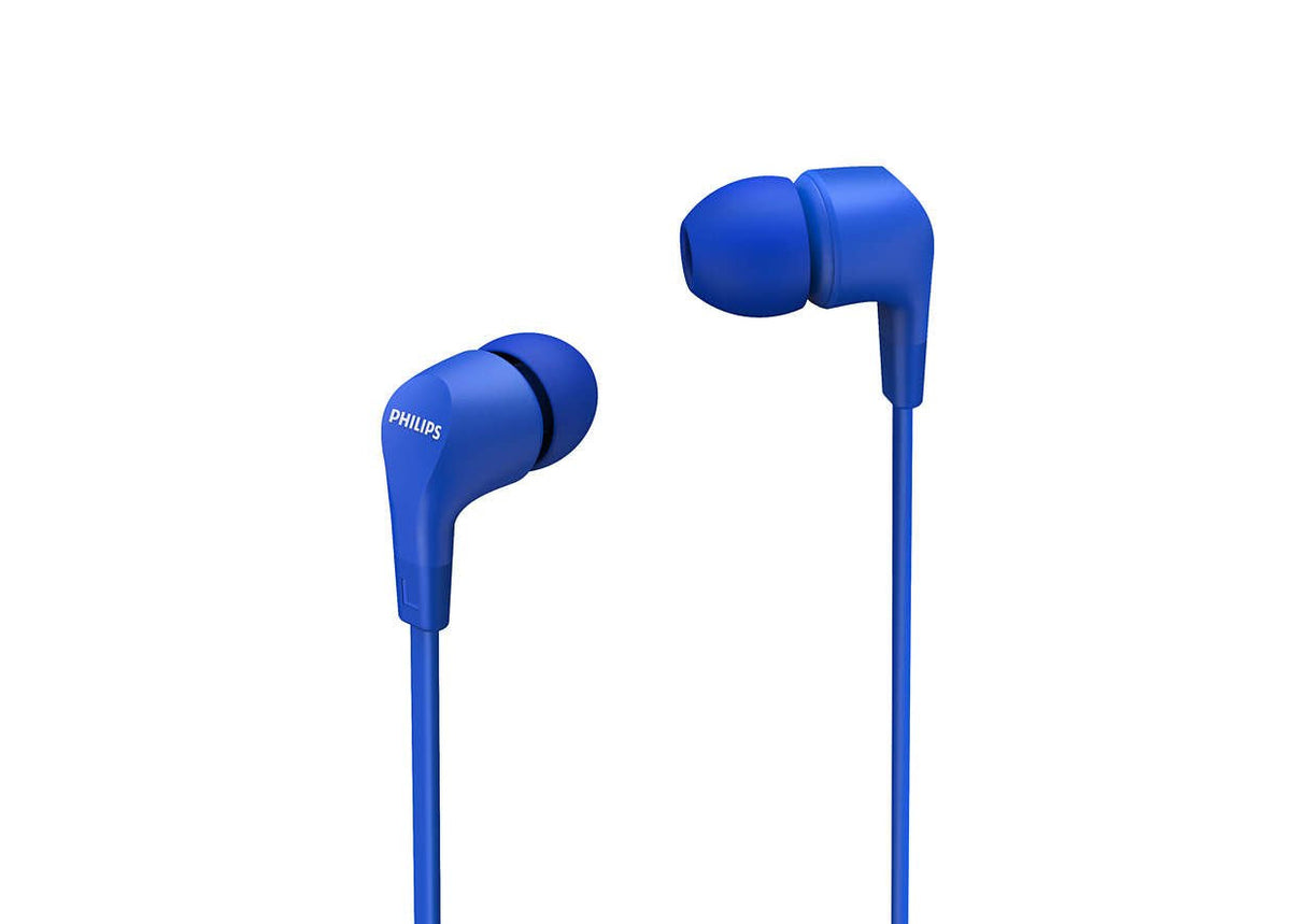 Auriculares Intrauditivos Philips Tae1105bl Con Micrófono Jack 3.5 Azules