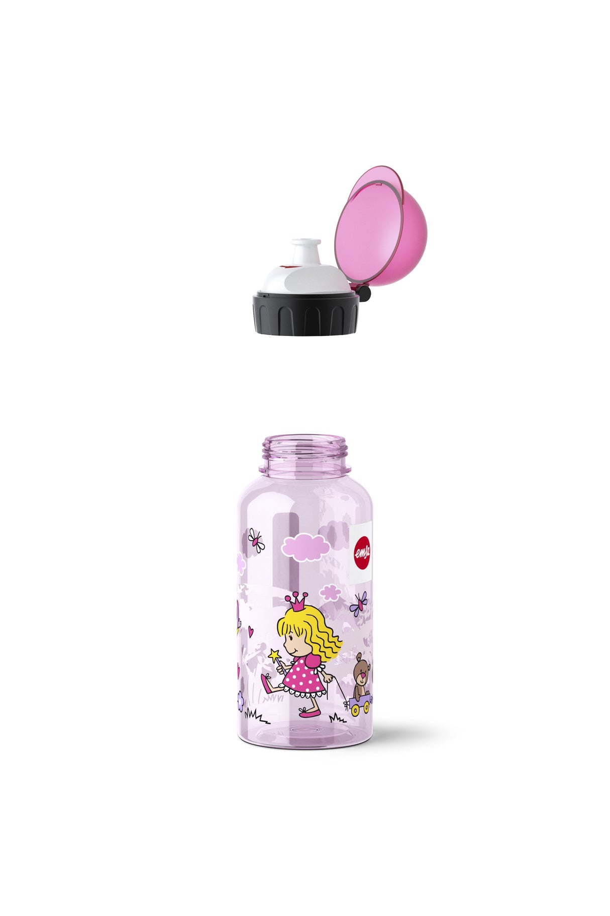 Emsa Kids Water Bottle 0,4l + Lunch Box Princess 518137 Set