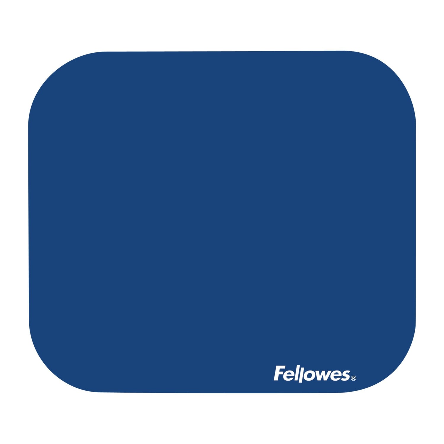 Fellowes Alfombrilla Premium - Base De Goma Antideslizante - Superficie De Poliester - 23.2x19.9cm - Color Azul