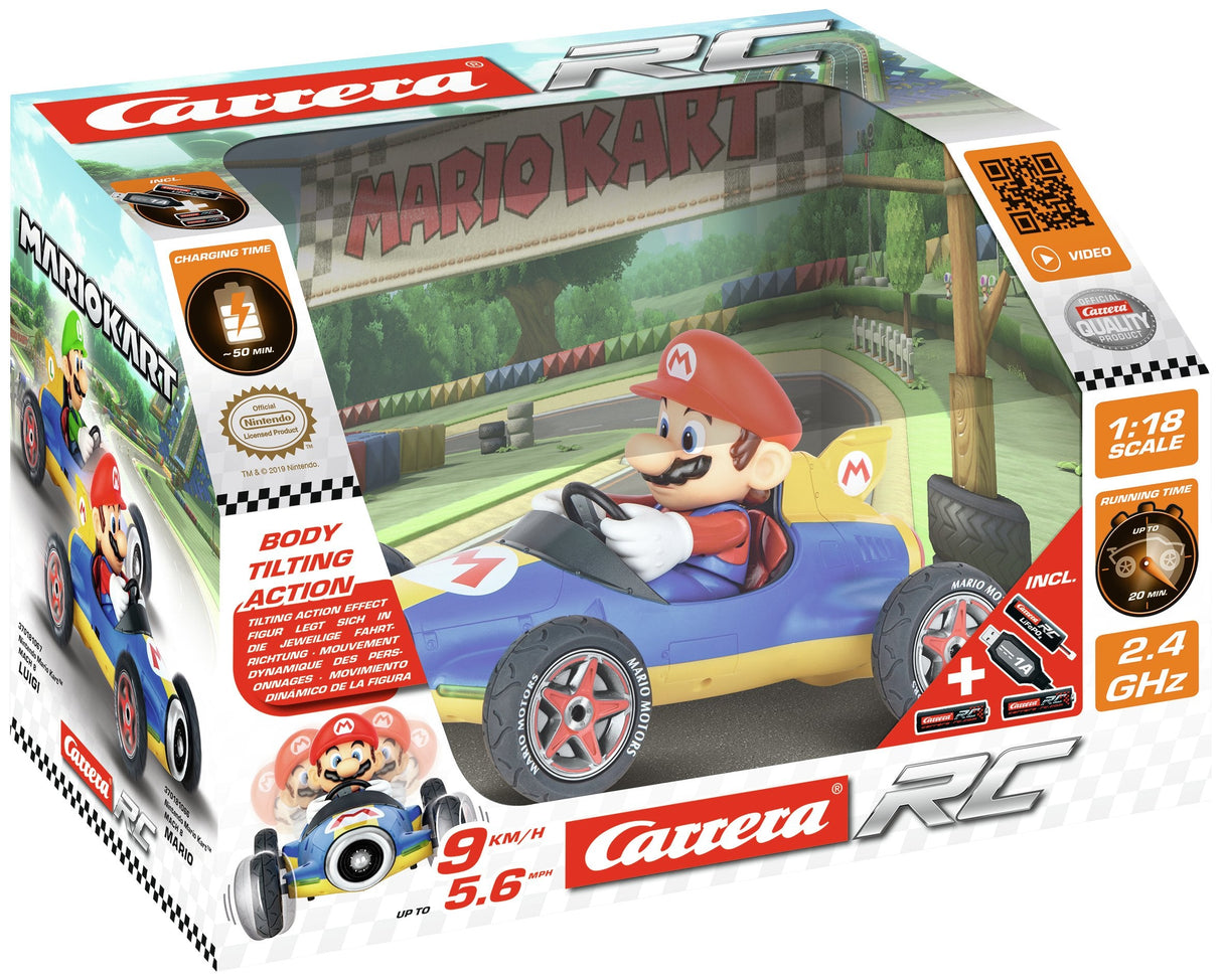 Carrera Rc Nintendo Mario Kart Mach 8, Mario
