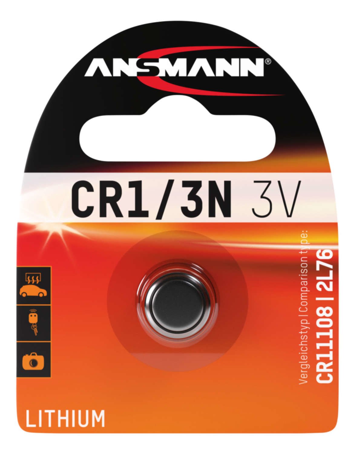 Batería De Litio Ansmann Cr1 / 3n / Cr11108 / 2l76 1 Pieza 1516-0097