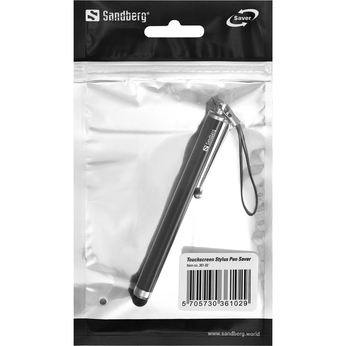 EAN 5705730361029 - Sandberg 361-02 lápiz digital Negro, Plata imagen 2