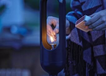 Gardena Clickup! Antorcha De Jardín Acero Inoxidable Aceite