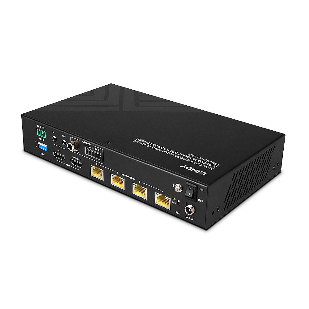 Lindy Extensor Divisor Hdbaset 4k60 Hdmi Cat.6 De 4 Puertos 100m