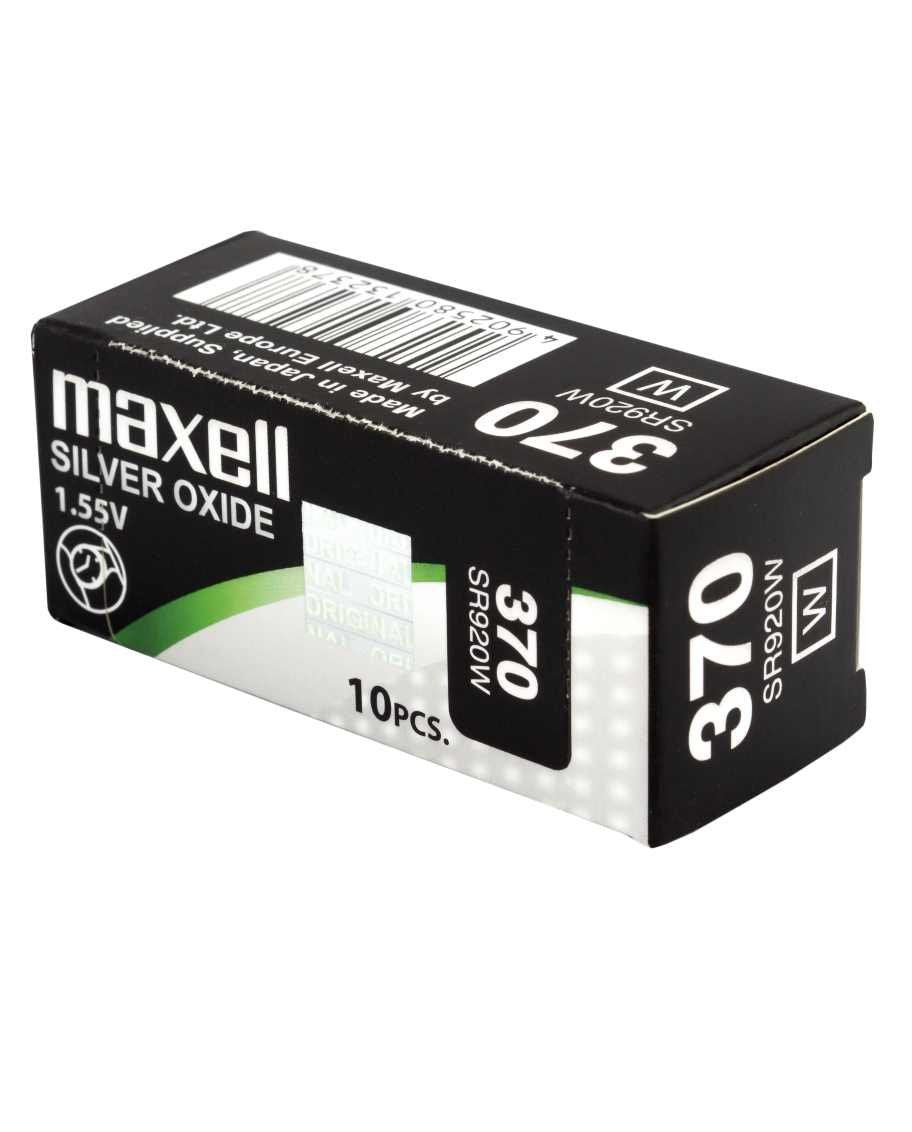 Maxell Pila Oxido Plata (370) Sr920w Blister*1 Eu 0% Mercurio