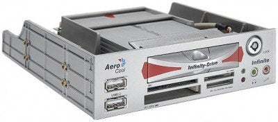 Lector De Tarjetas Interno Aerocool Infinite Silver Plata Usb 2.0