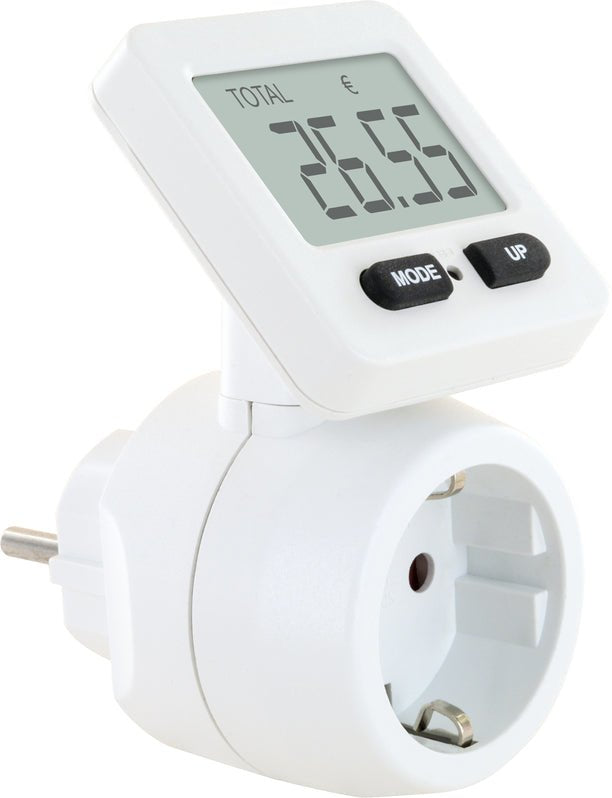 Schwaiger Stem1180 Medidor De Coste Energético Corriente Alterna Con Flex. Display, Blanco
