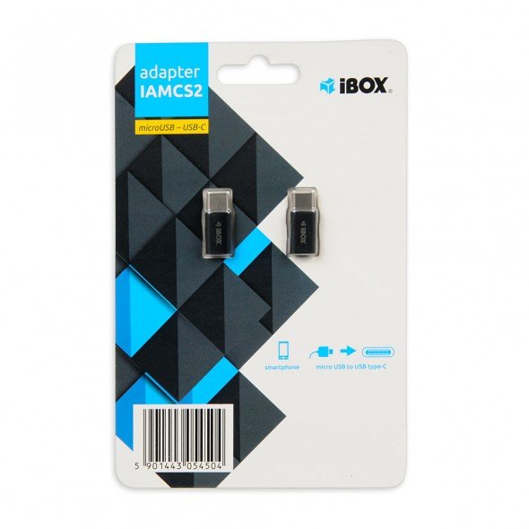 EAN 5901443054504 - iBox IAMCS2 cambiador de género para cable USB C micro-USB Negro imagen 4