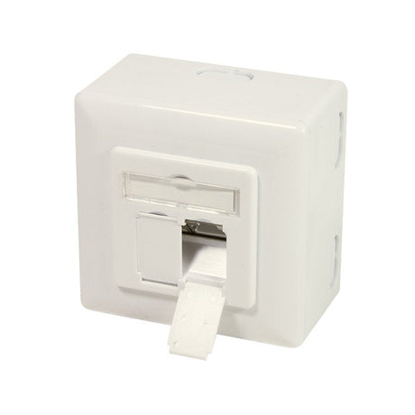 EAN 4052792064575 - LogiLink NP0006A toma de corriente 2 x RJ-45 Blanco imagen 2