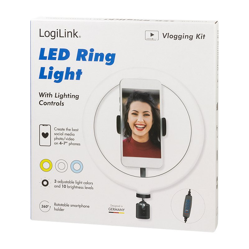 EAN 4052792064223 - LogiLink AA0151 iluminación de anillo 72 LED imagen 8