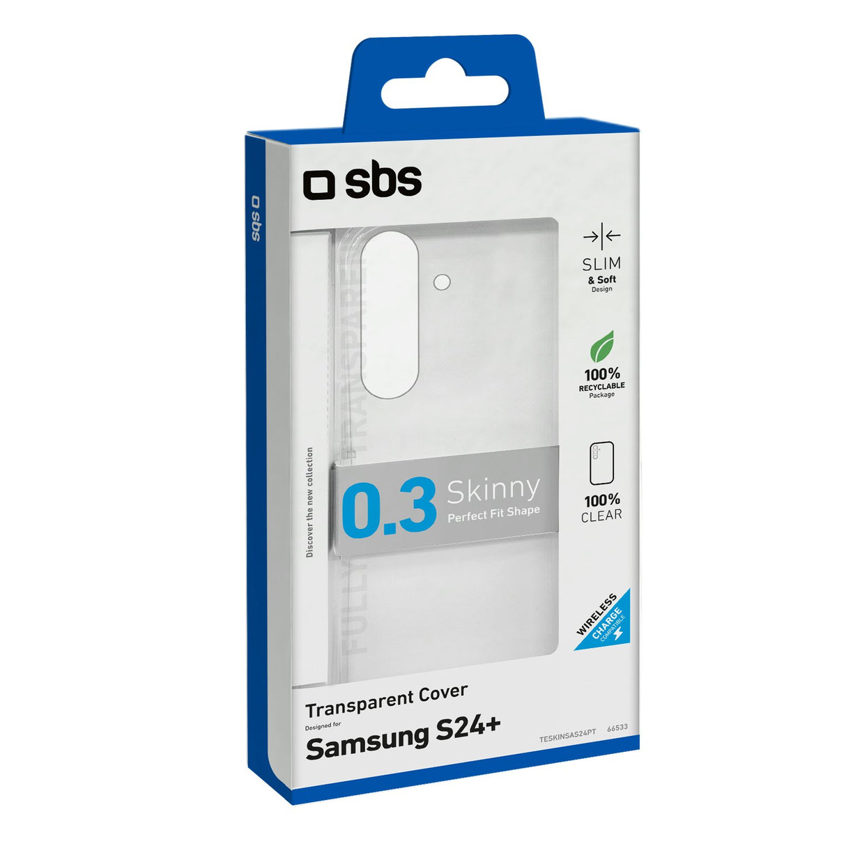 EAN 8018417466533 - SBS TESKINSAS24PT funda para teléfono móvil 17 cm (6.7") Transparente imagen 2