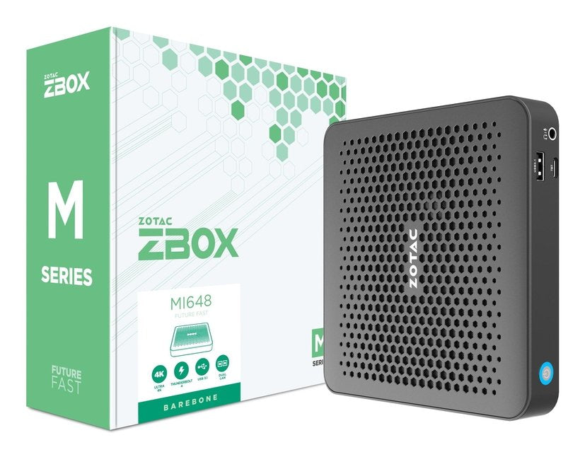 EAN 4895173627880 - Zotac ZBOX edge MI648 PC de tamaño 0,64L Negro i5-1340P 1,9 GHz imagen 8