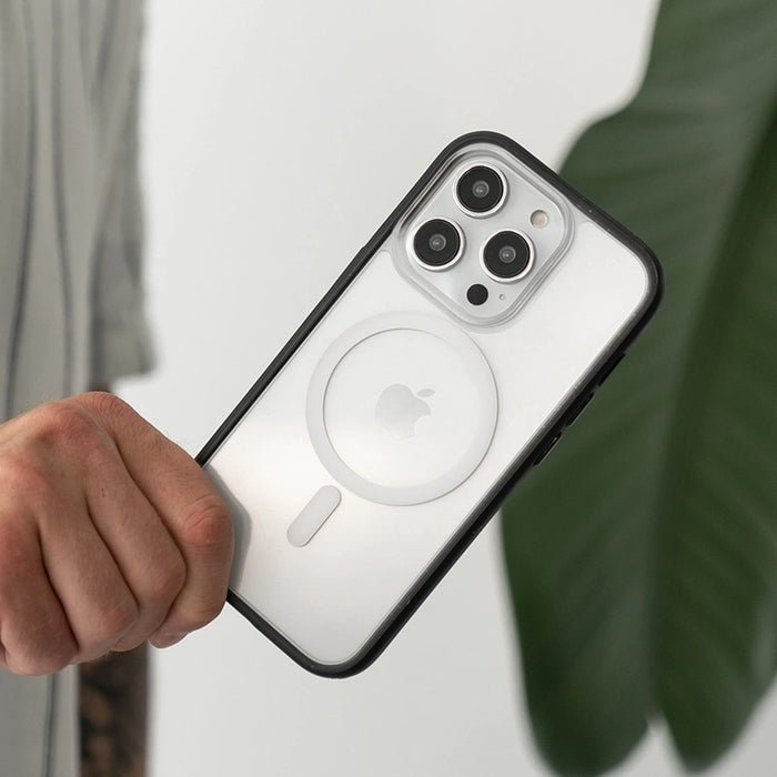 Woodcessories Funda Transparente Magsafe Iphone 15 Pro Max Blanco