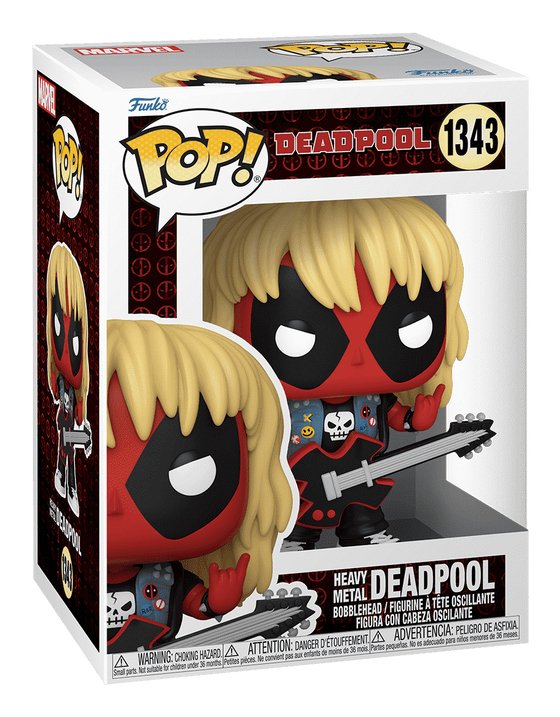 Funko Pop Marvel Deadpool Metal Band 76078