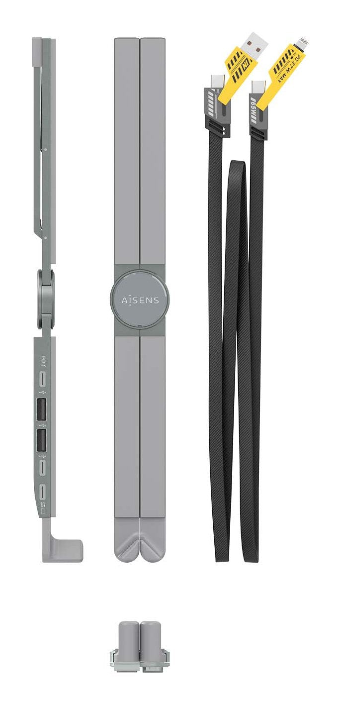EAN 8435739902936 - AISENS ASUC-4P021-GR soporte para ordenador portátil Soporte para ordenador portátil y tableta 38,1 cm (1 imagen 4