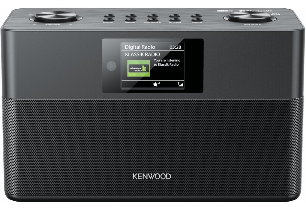 Kenwood Cr-M80dab Dab+ Radio, Grosses Tft Farbdisplay, Bluetooth Negro