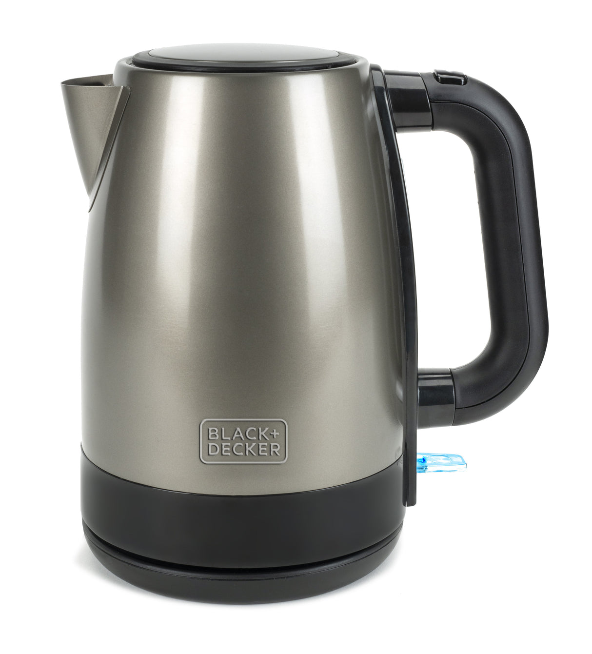 EAN 8432406580046 - Black & Decker BXKE2201E tetera eléctrica 1,7 L 2200 W Negro, Acero inoxidable imagen 1