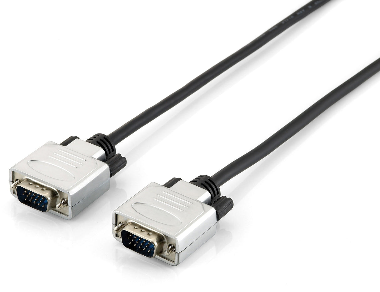 EAN 4015867211274 - Equip 118861 cable VGA 3 m VGA (D-Sub) Negro, Plata imagen 1