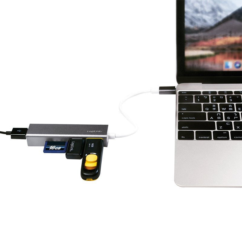 EAN 4052792048568 - LogiLink UA0305 base para portátil y replicador de puertos Alámbrico USB 3.2 Gen 1 (3.1 Gen 1) Type-C Alu imagen 5