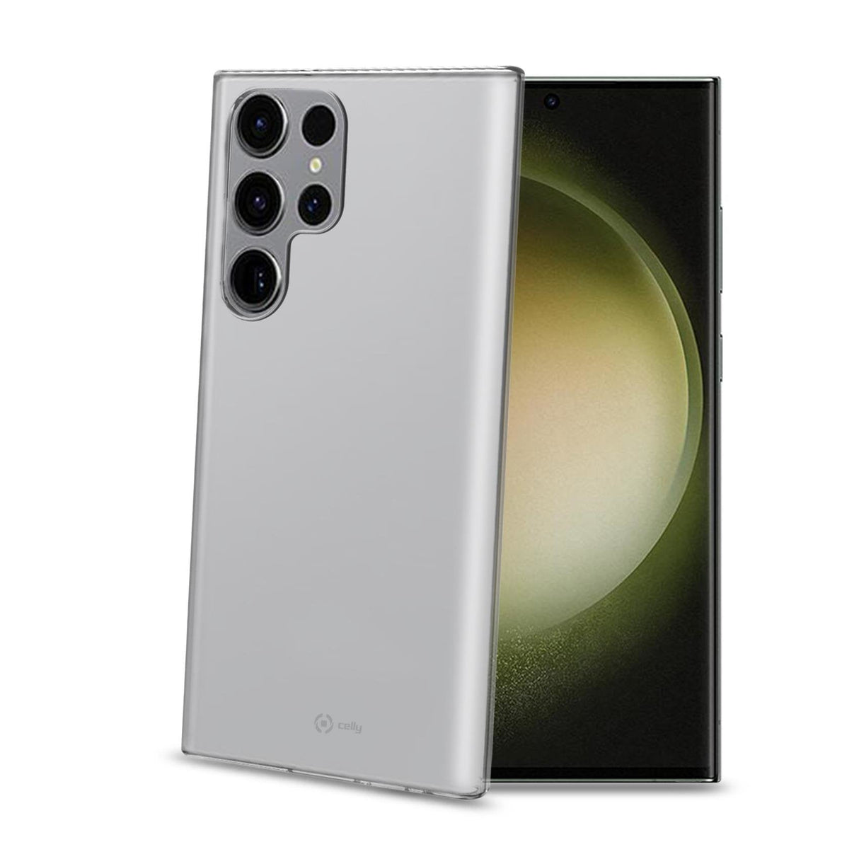 Celly Gelskin1033 Funda Para Samsung Galaxy S23 Ultra 5g (6.8") Transparente