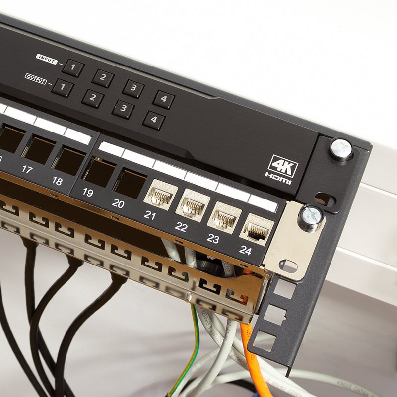 Logilink 19" Rack For Under-Desk Or Wall Mounting, 1u